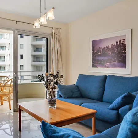 Apartamento Tranquilo Con Terraza, Piscina Y Fibra Optica - Es-347-18 דירה
